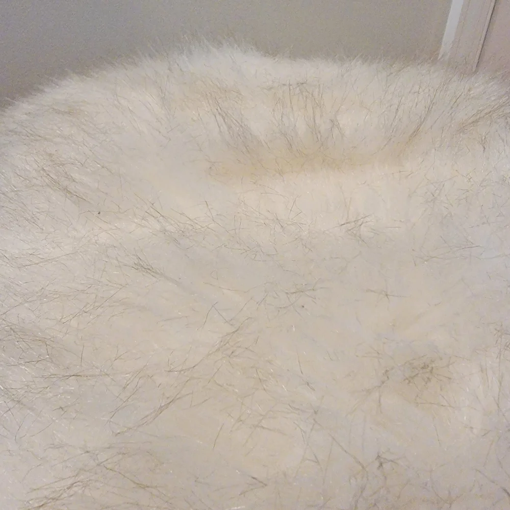 Neutral Faux Fur Soft Pillow 20x22 Textured‎ Boho